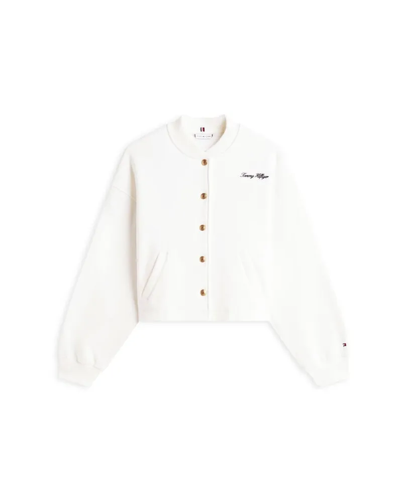 Tommy Hilfiger Damen Bomberjacke Offwhite