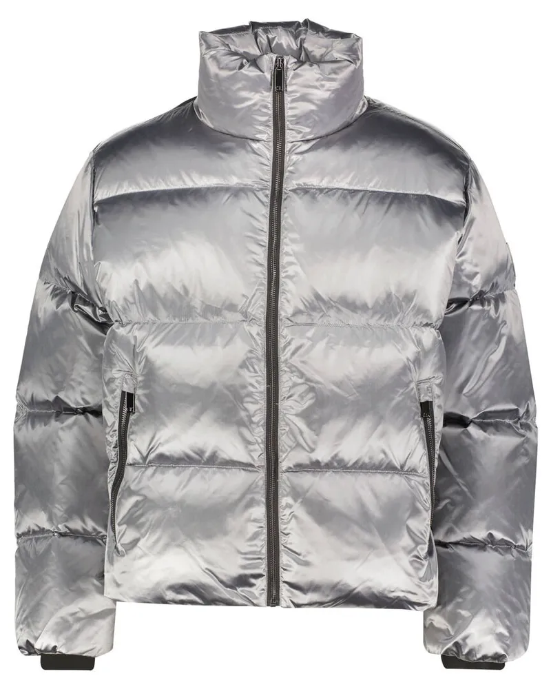 Calvin Klein Herren Daunenjacke HIGH SHINE Silber