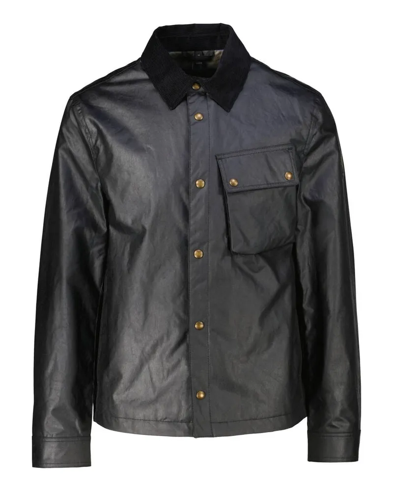Belstaff Herren Wachsjacke GROUND Schwarz