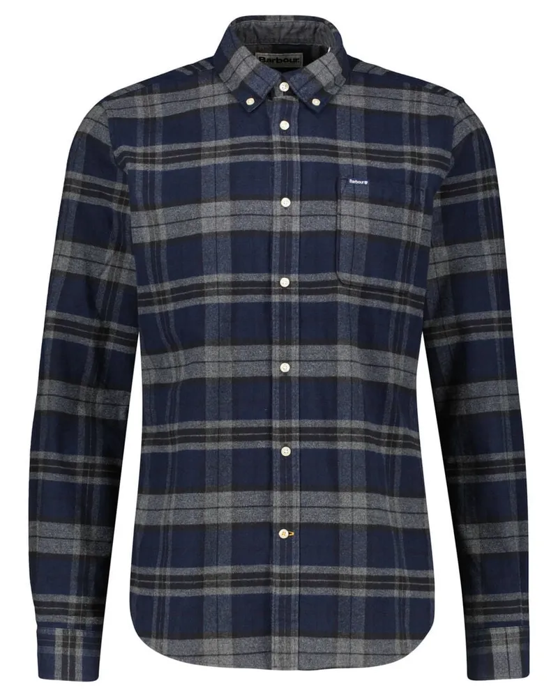 Barbour Herren Hemd Tailored Fit Grau