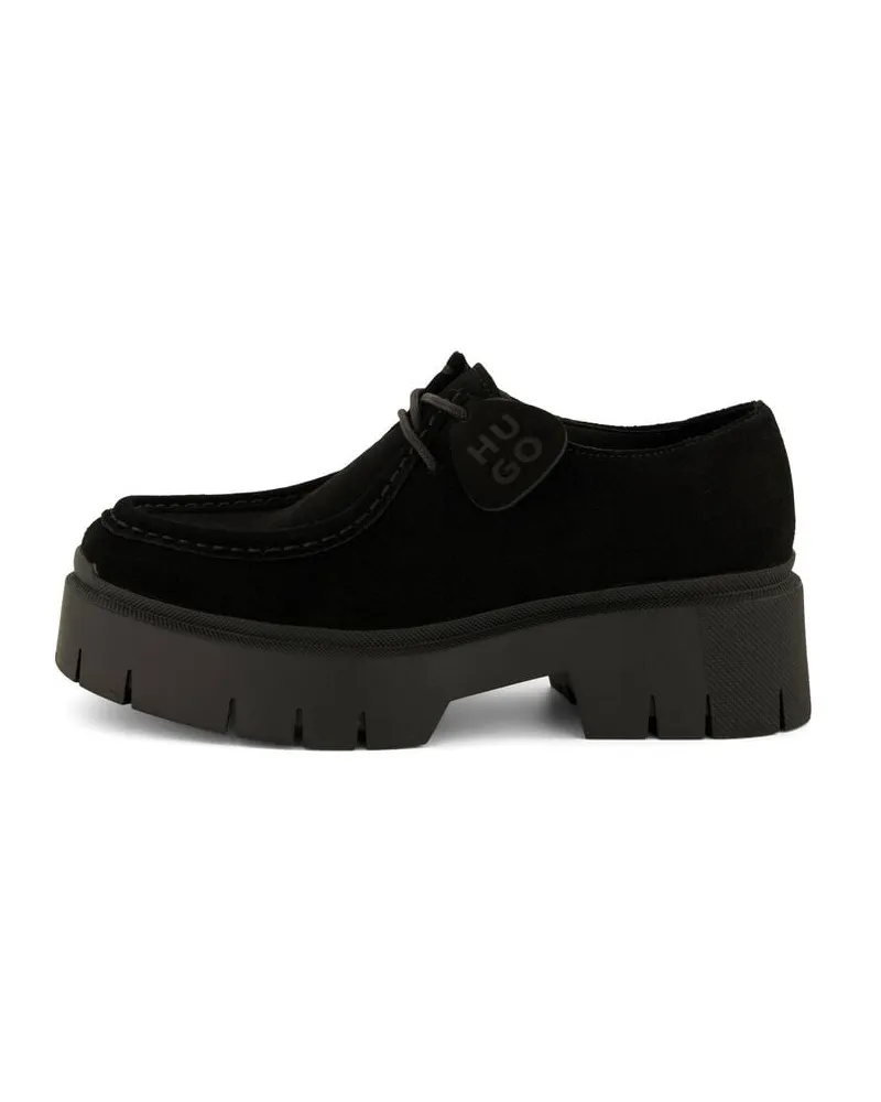 HUGO BOSS Damen Schuhe KRIS_DERBY_SD Schwarz