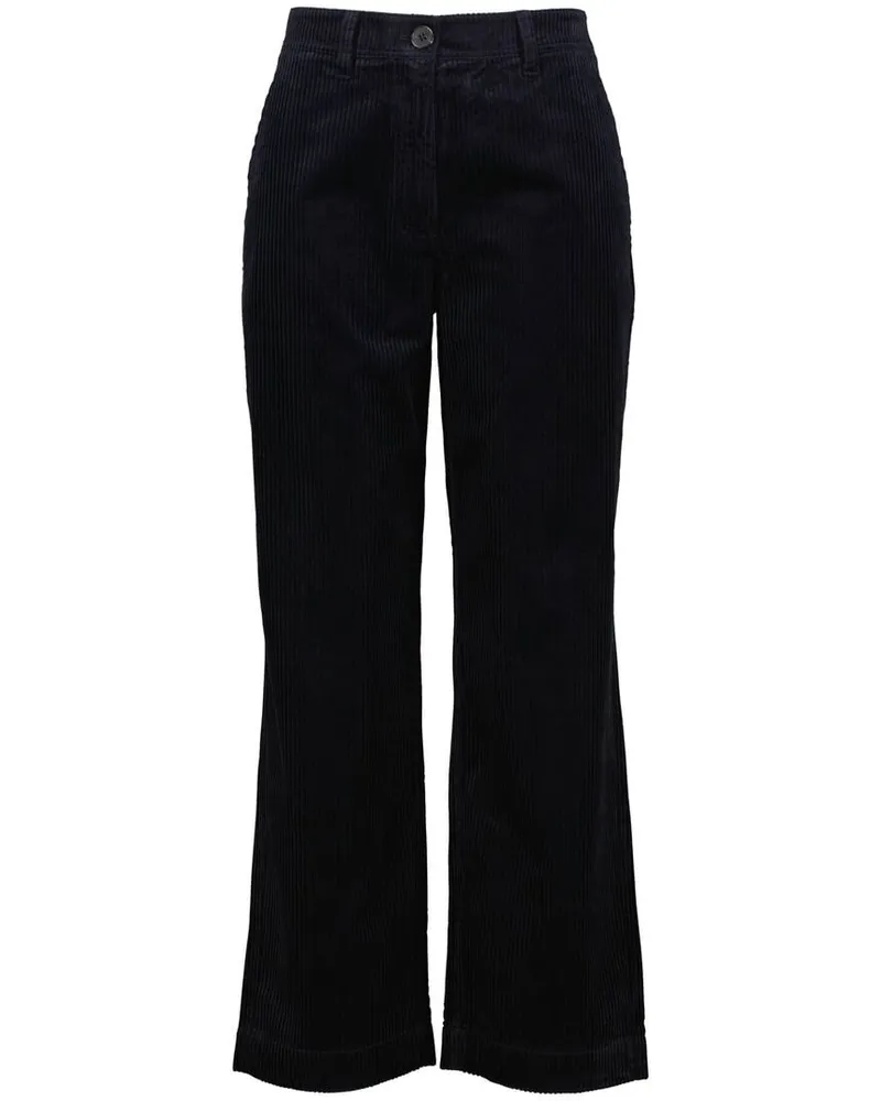 Marc O'Polo Damen Cordhose aus Baumwolle Marine