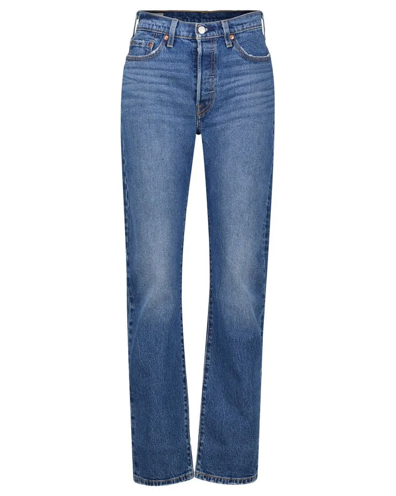 Levi's Damen Jeans 501 Regular Fit Darkblue