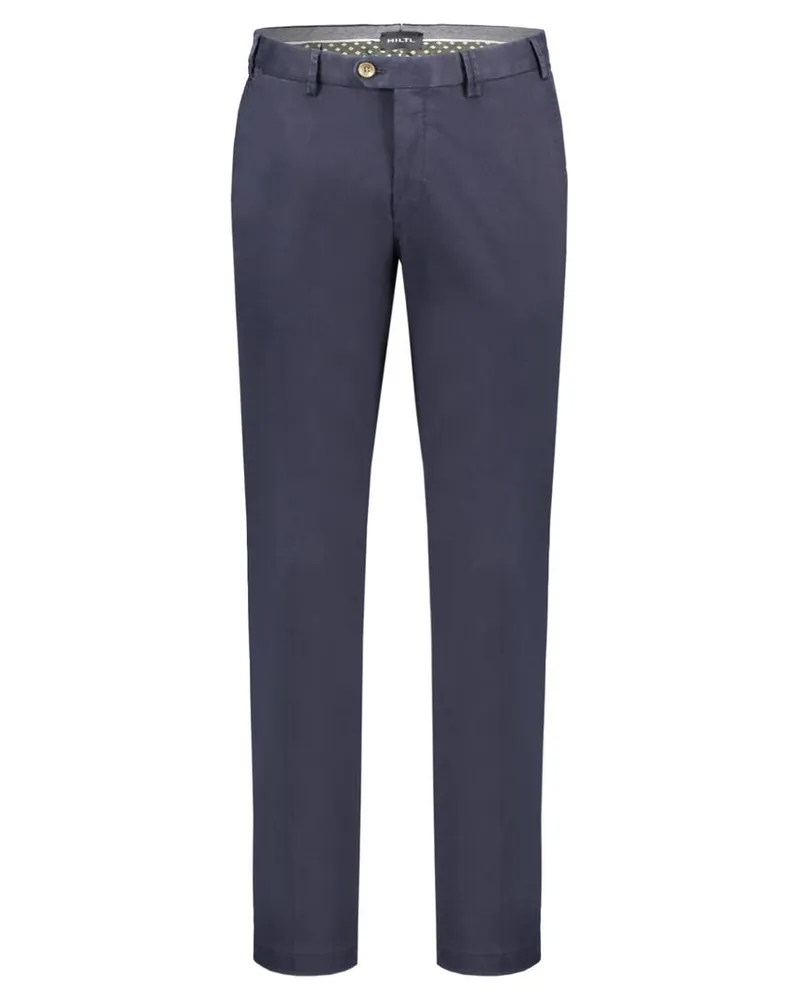 Hiltl Herren Chinohose Regular Fit Marine
