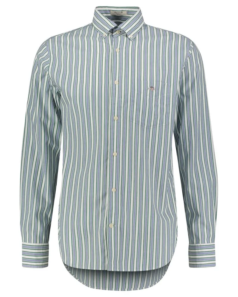 Gant Herren Freizeithemd POPLIN Regular Fit GrüN