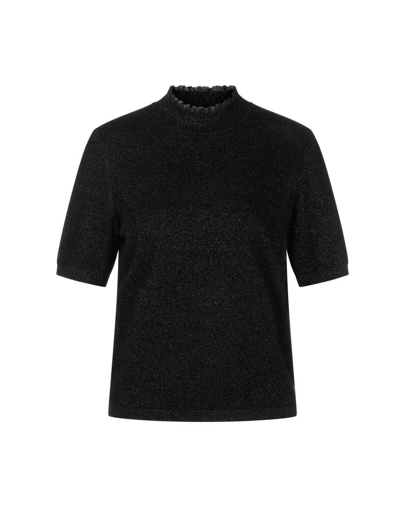 Marc Cain Damen Kurzarmpullover Schwarz