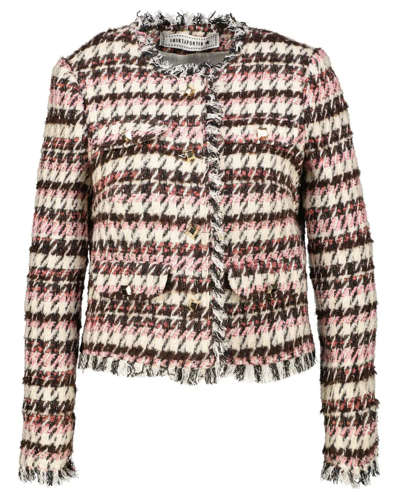 SHIRTAPORTER Damen Kurzblazer Rose