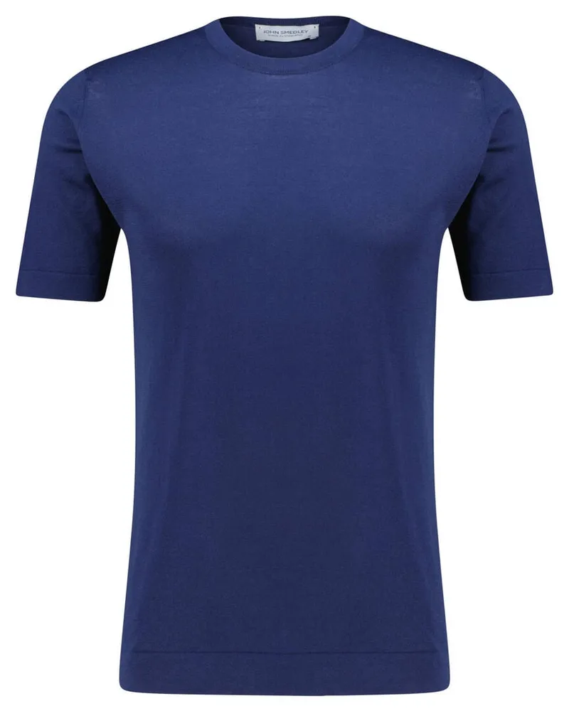 John Smedley Herren T-Shirt LORCA Marine