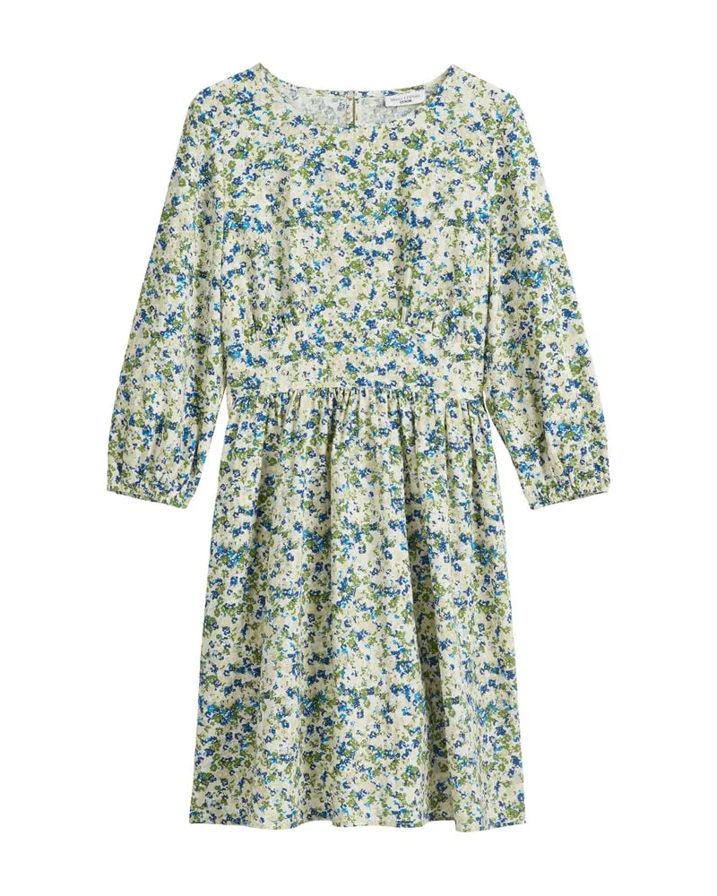 Marc O'Polo Damen Sommerkleid mit Bio-Baumwolle Blau