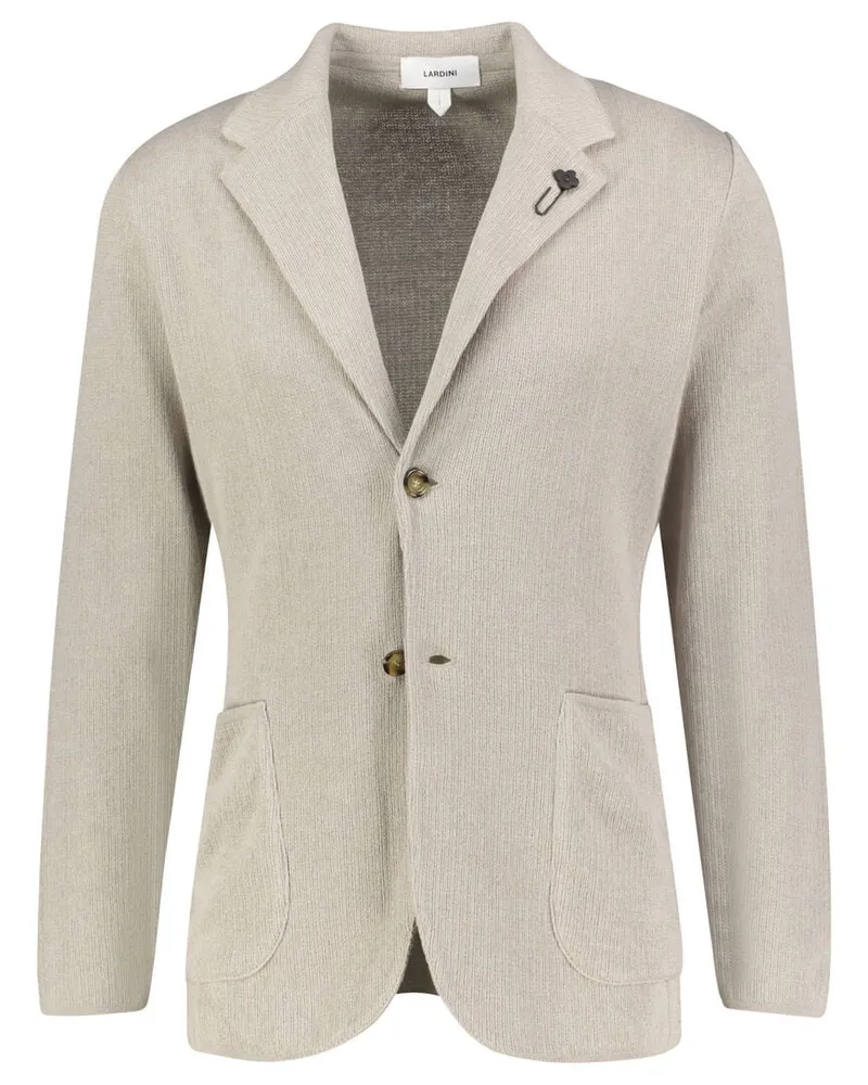 LARDINI Herren Sakko mit Leinen Sand
