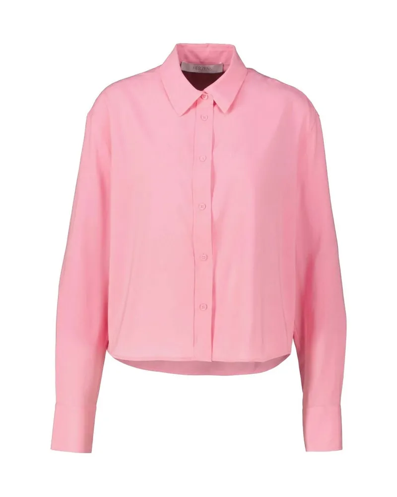 Herzen's Angelegenheit Damen Bluse aus Seidenmischung Rose