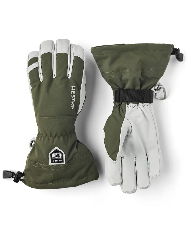 Hestra Herren Skihandschuhe Army Leather Heli 5 Olive
