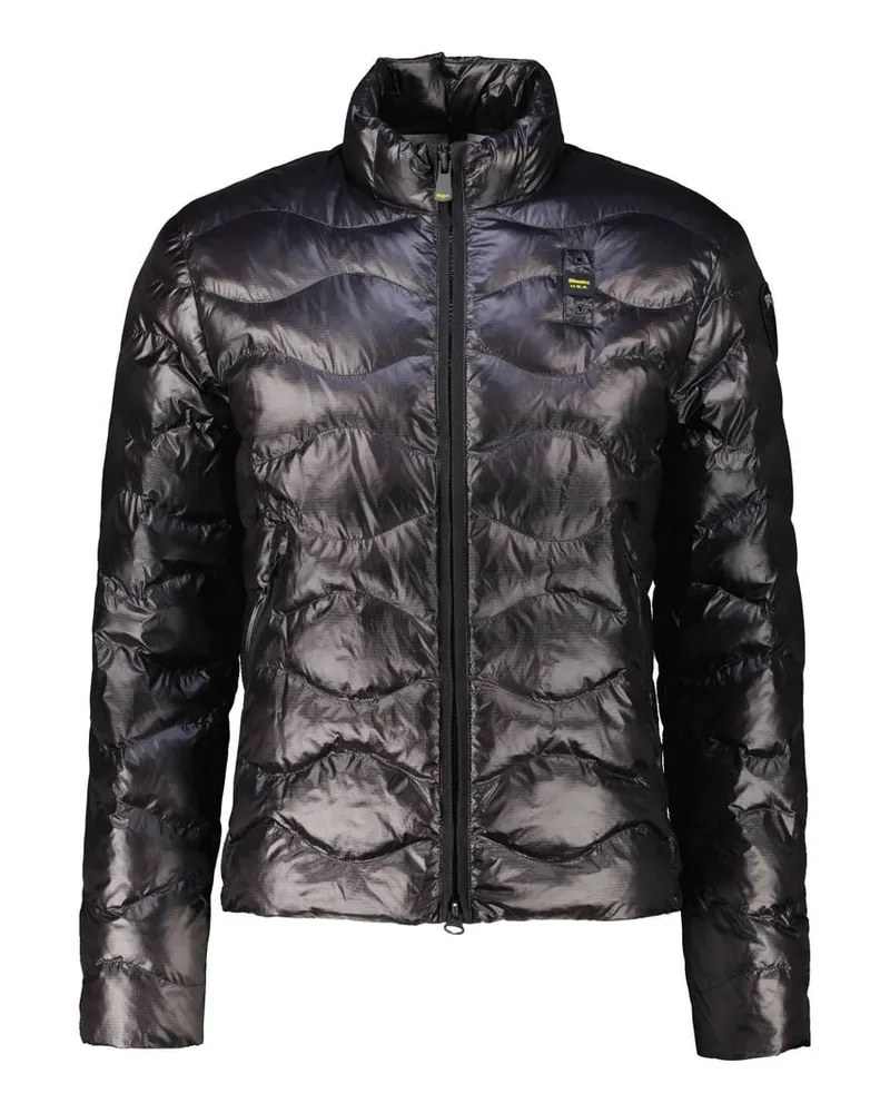 Blauer Herren Steppjacke GUILD Schwarz