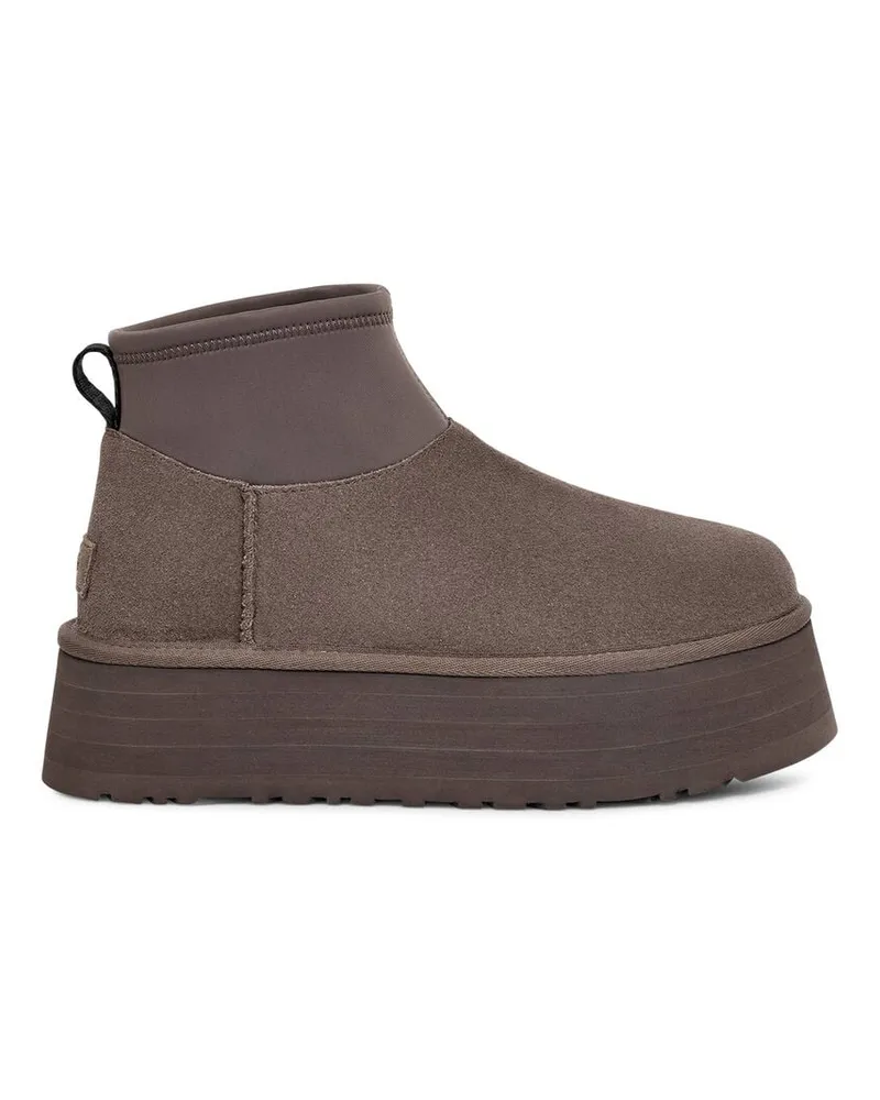 UGG Damen Stiefeletten CLASSIC MINI DIPPER Schwarz