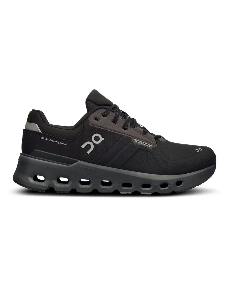 ON Damen Laufschuhe CLOUDRUNNER 2 WATERPROOF Schwarz