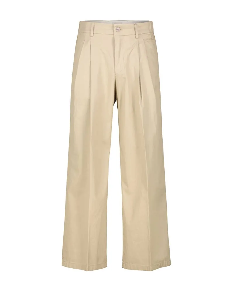Drykorn Herren Hose LEEK_WIDE Relaxed Fit Sand