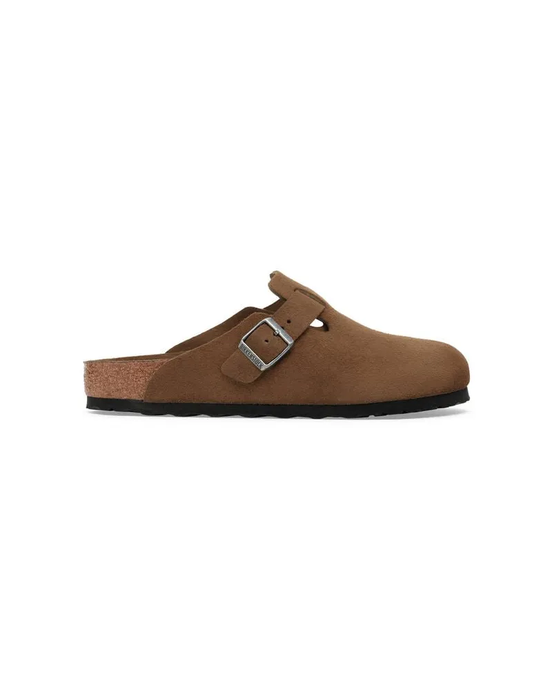 Birkenstock Damen Hausschuhe BOSTON SOFT FOOTBED Camel