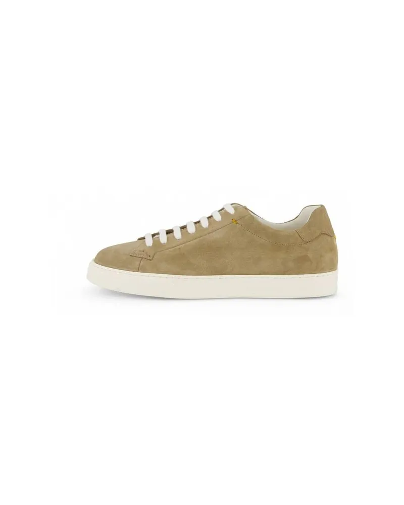 Doucal´s Herren Sneaker aus Veloursleder Sand