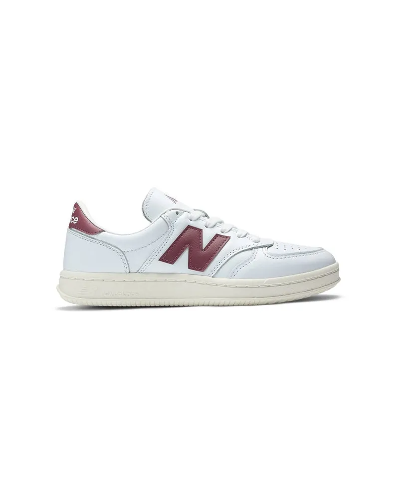 New Balance Herren Sneaker Leder T500 Weiss