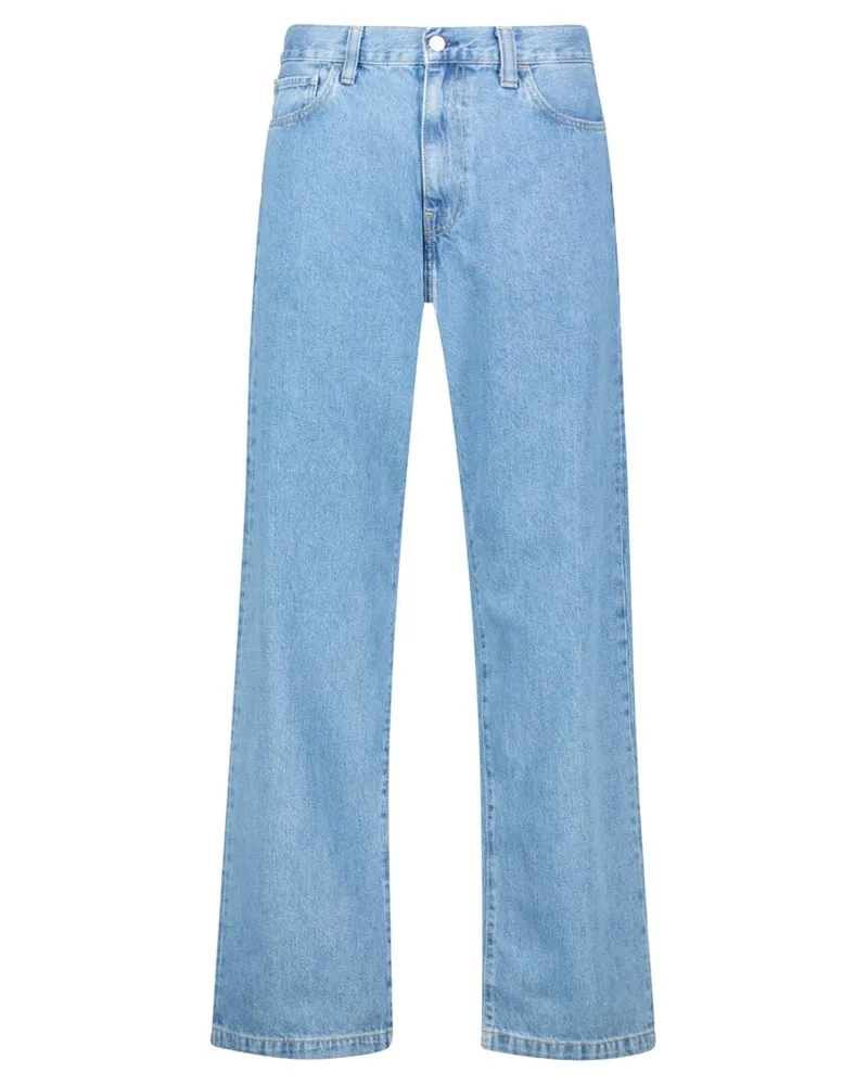 Carhartt WIP Herren Jeans LANDON PANT Loose Tapered Fit Bleached