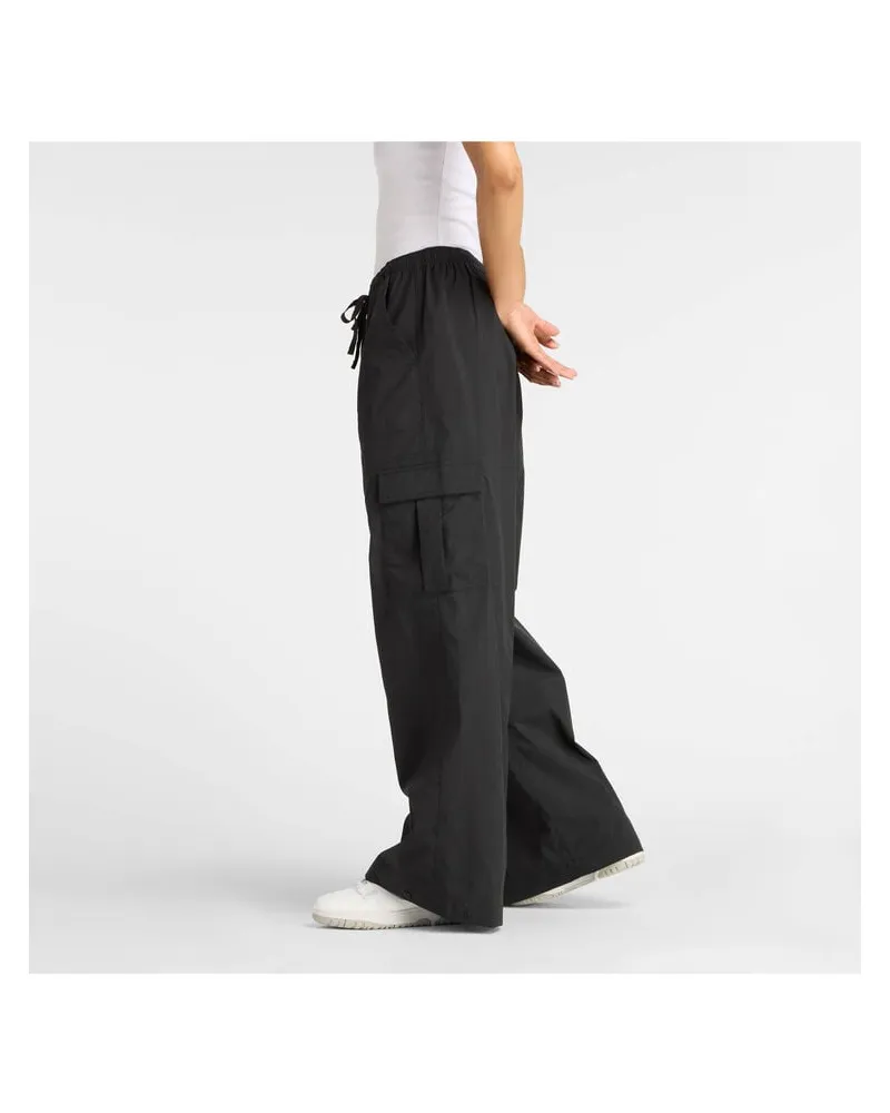 New Balance Damen Trainingshose WOVEN CARGO PANT Schwarz