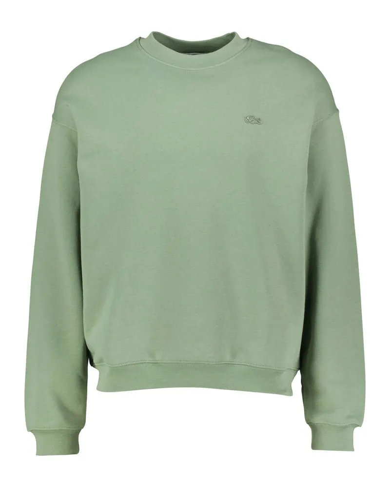 Lacoste Sweatshirt aus Bio-Baumwolle Loose Fit Pistazie
