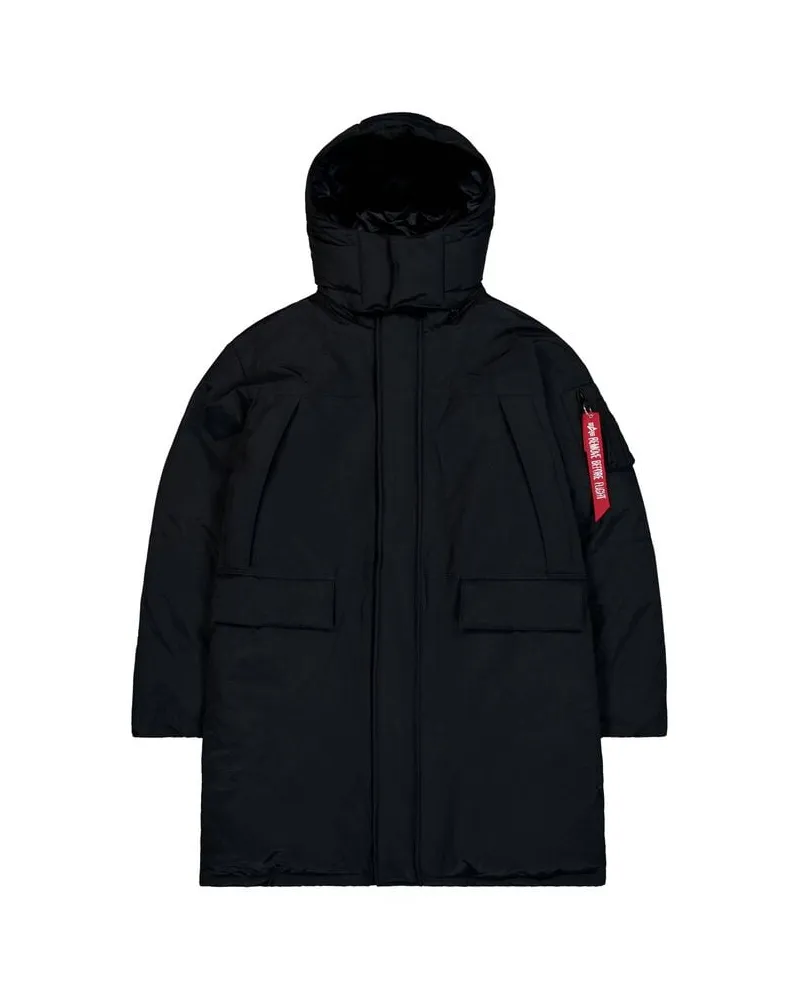 Alpha Industries Herren Steppjacke PUFFER PARKA Schwarz