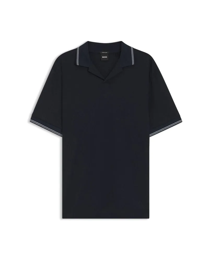 HUGO BOSS Herren Poloshirt H-PYE Marine