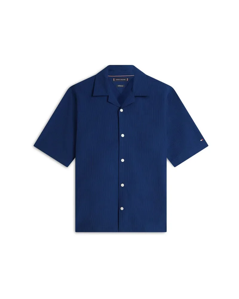 Tommy Hilfiger Herren Hemd Relaxed Fit Navy