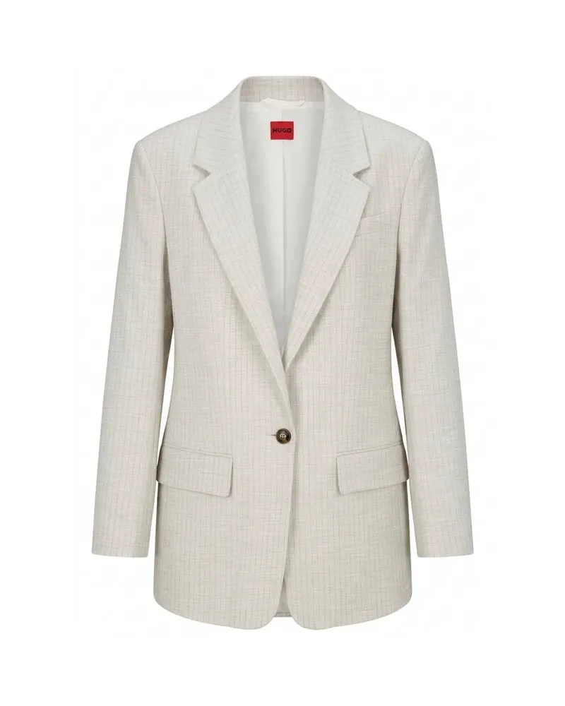 HUGO BOSS Damen Blazer ANETTEA Grau