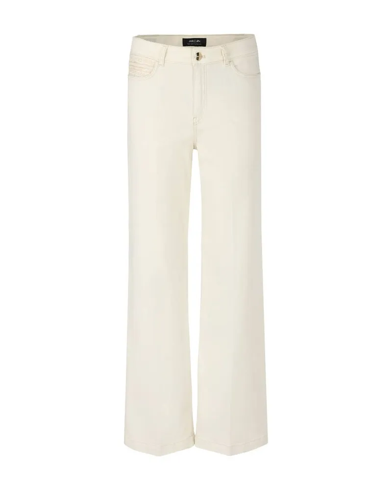 Marc Cain Damen Jeans WIGAN Wide Fit Offwhite