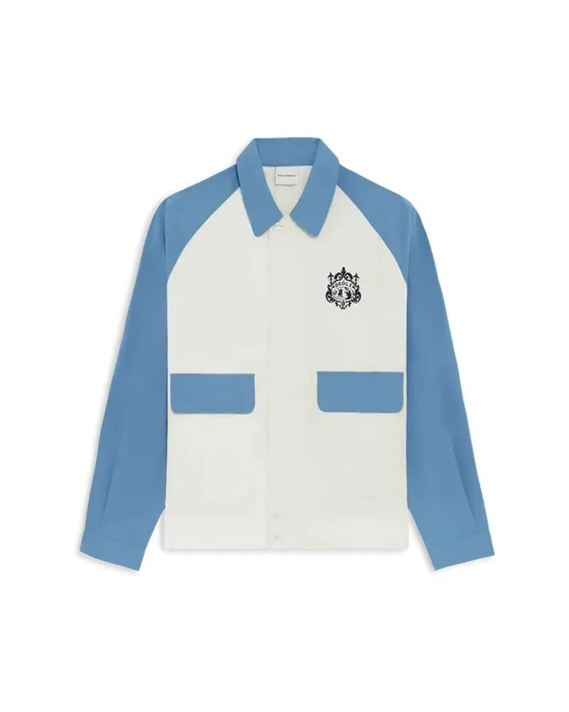 Drôle de Monsieur Herren Jacke aus Baumwollmix Weiss