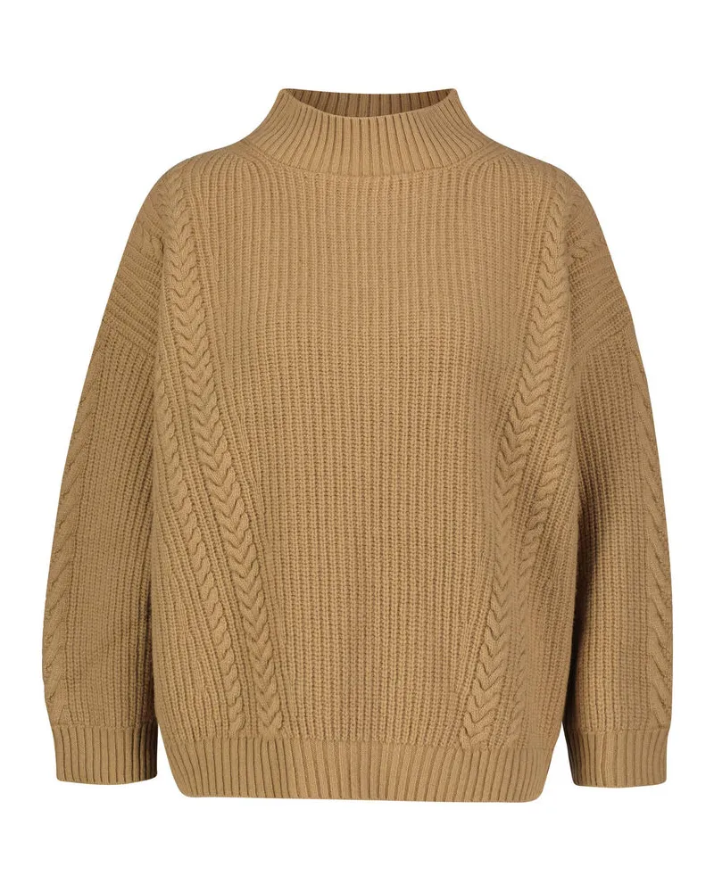 Max Mara Damen Pullover aus Wolle SALITA Camel