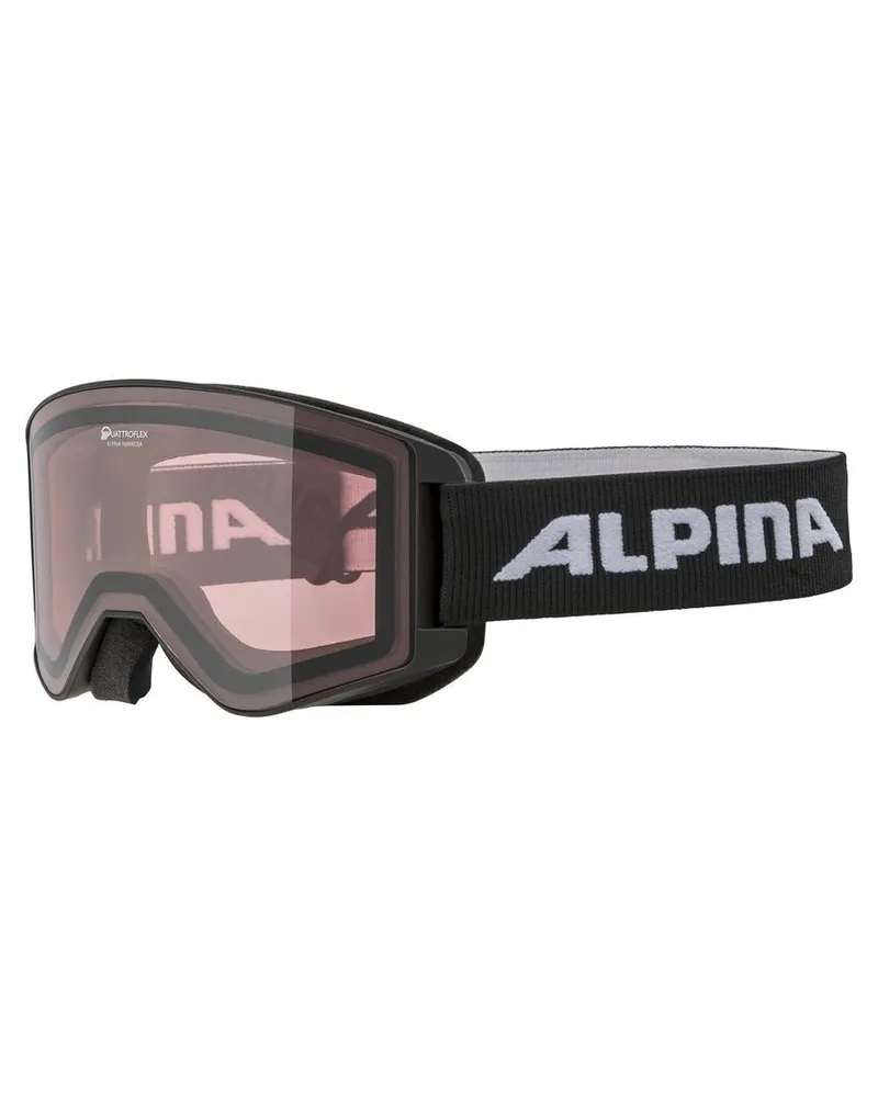 Alpina Watches Skibrille NARKOJA QUATTROFLEX Schwarz