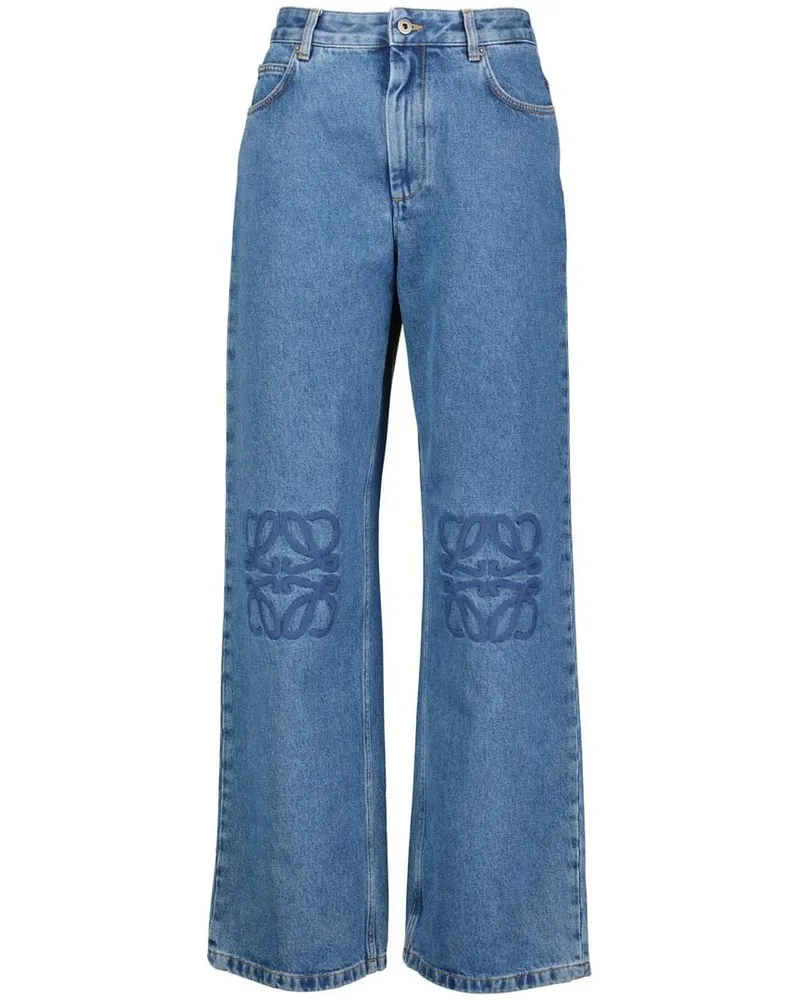 Loewe Damen Jeans aus Baumwolle Blue