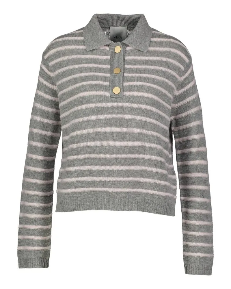 ALLUDE Damen Strickpullover aus Wolle und Kaschmir Rose