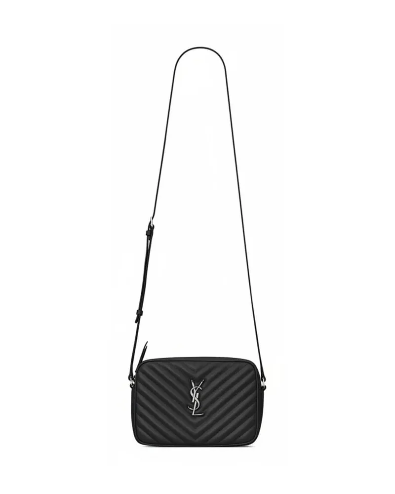 Saint Laurent Damen Umhängetasche LOU CAMERA BAG Schwarz