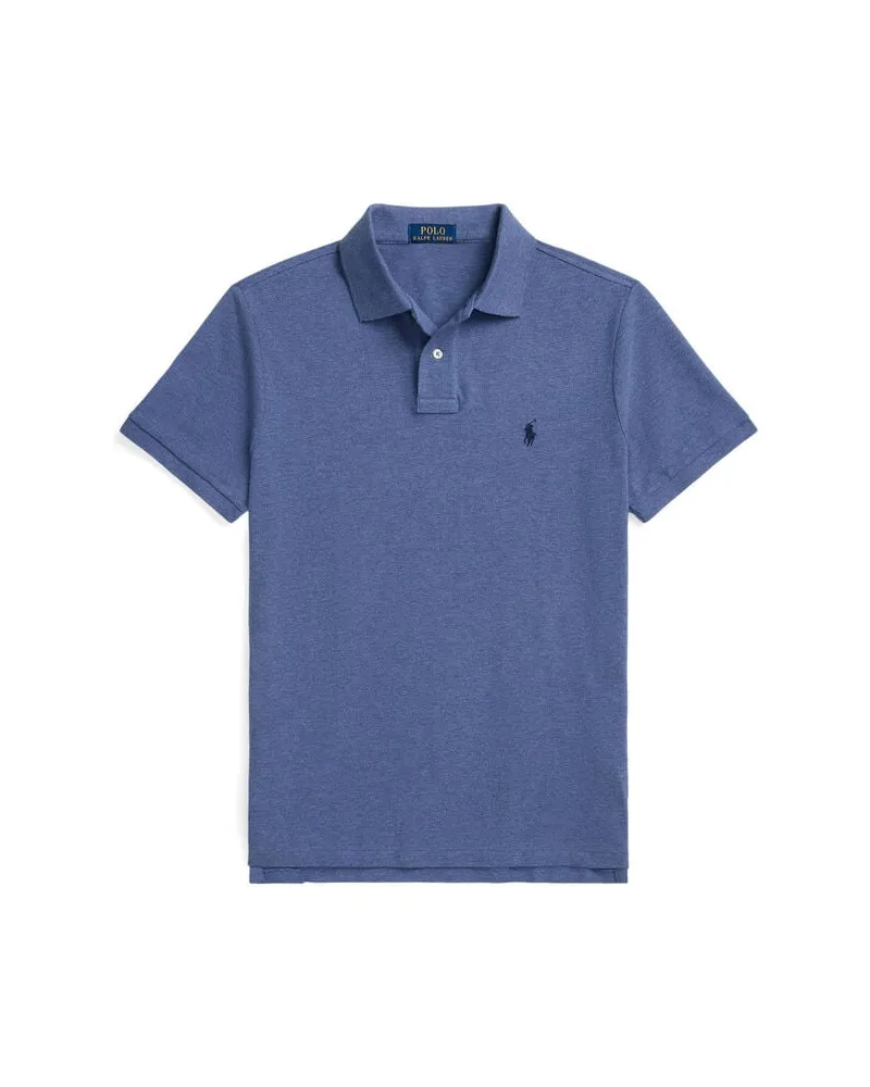 Ralph Lauren Herren Poloshirt Custom Slim Fit Palastblau
