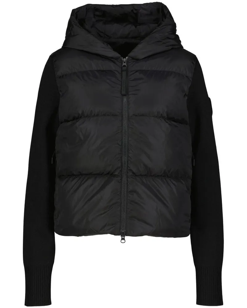 Canada Goose Damen Daunenjacke mit Kapuze HYBRIDGE Schwarz