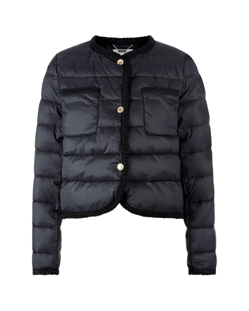 Rich&Royal Damen Steppjacke Boxy Fit Schwarz