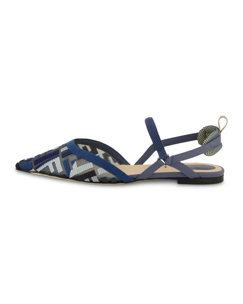 Fendi Damen Slingback-Sandalen COLIBRI LITE Bleu