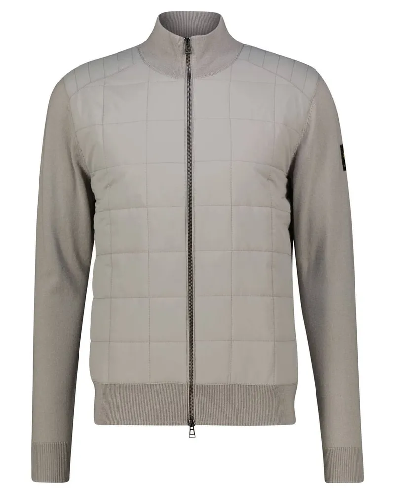 Belstaff Herren Strickjacke mit Wattierung KELBROOK Grau