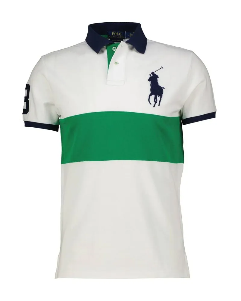 Ralph Lauren Herren Poloshirt Custom Slim Fit Grün
