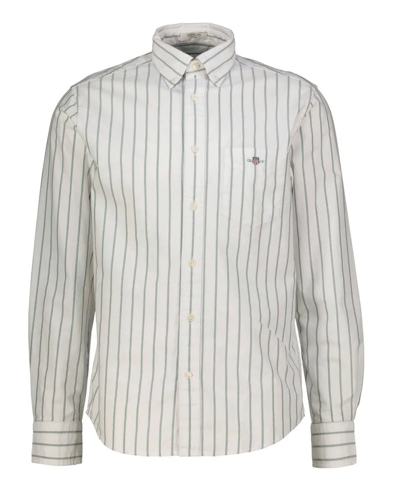 Gant Herren Hemd CLASSIC OXFORD STRIPE SHIRT Regular Fit Grün