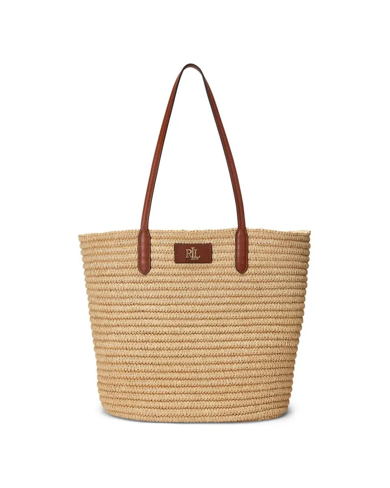 Ralph Lauren Damen Shopper aus Stroh BRIE Sand