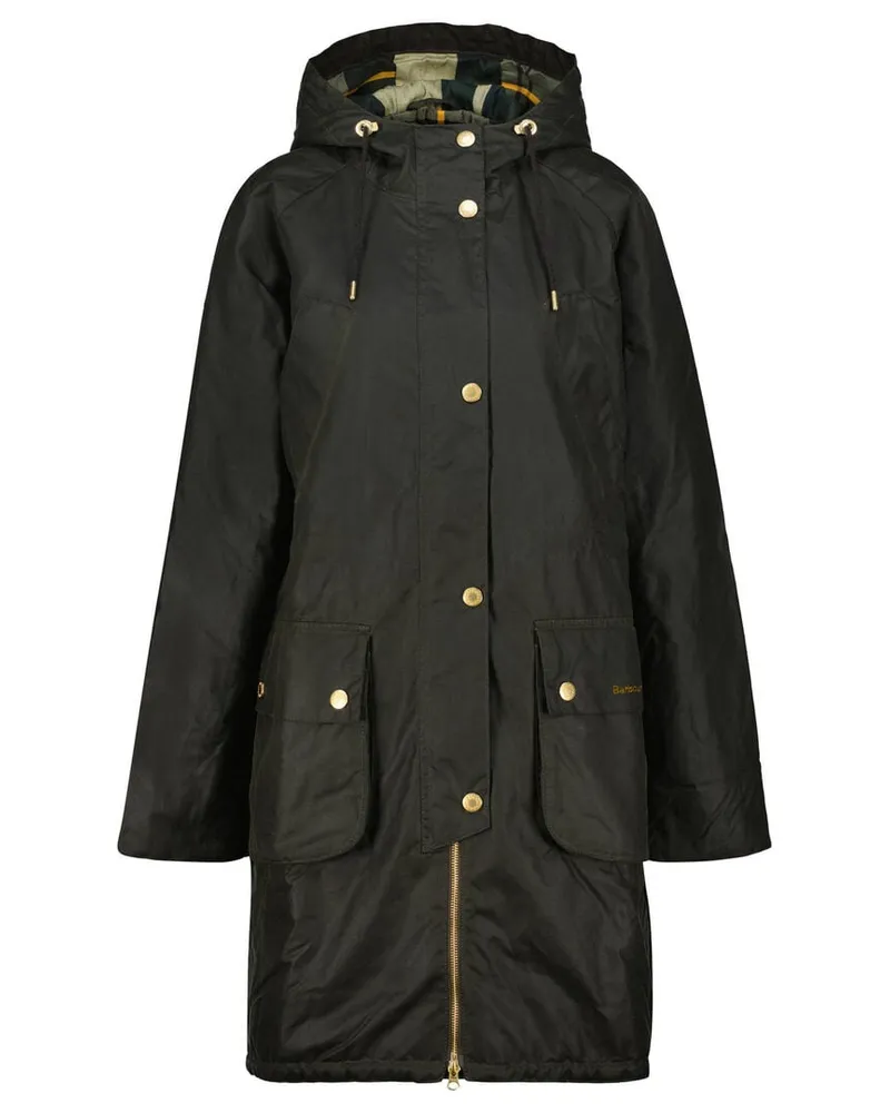 Barbour Damen Parka aus gewachster Baumwolle MARCY WAX Oliv