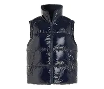 Damen Daunenweste mit Teddy-Fleece