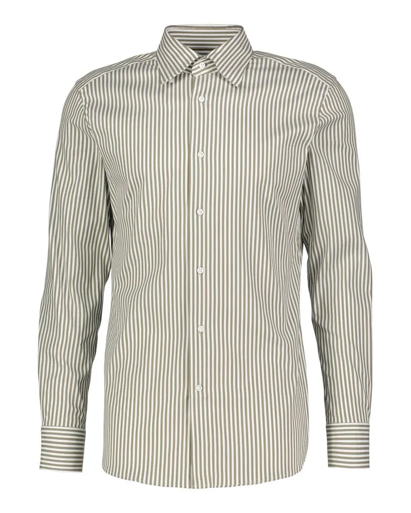 HUGO BOSS Herren Hemd L_HAYS_HBD_C1_251 Slim Fit Khaki