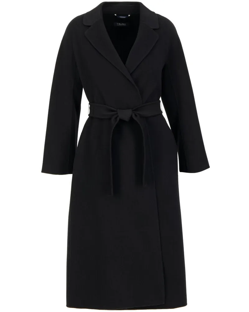 Max Mara Damen Wollmantel ESTURIA Schwarz