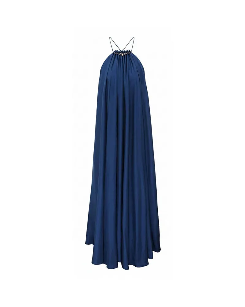 Zimmermann Damen Seidenkleid ASTER GATHERED BEAD Marine